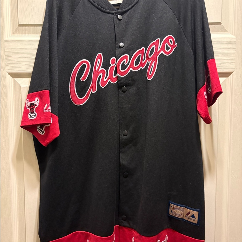 NBA Hardwood Classics Chicago Bulls warm up